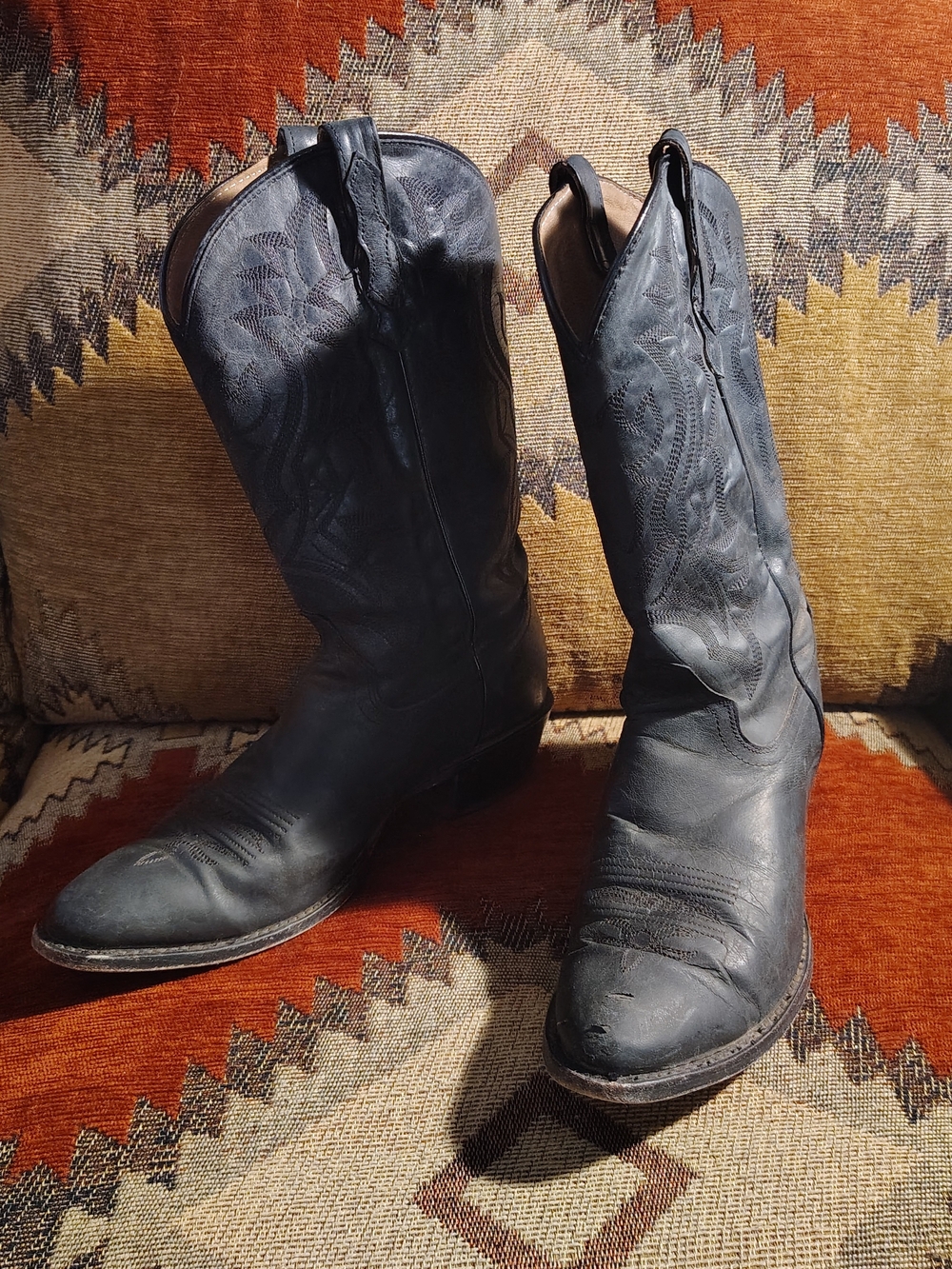 Shyanne Raven Women's Black Western Cowboy Boots 10B